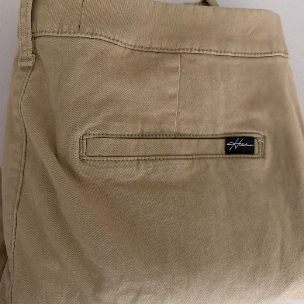 Hollister Advanced Stretch Mens Super Skinny Chino Pants 34x30 Khaki Tan Casual